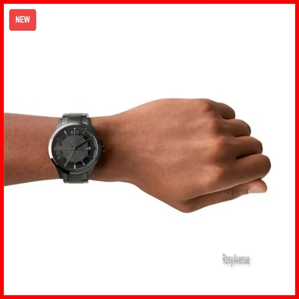 Men's Stainless Steel Watch with Quartz Movement, 50m Water Resistant